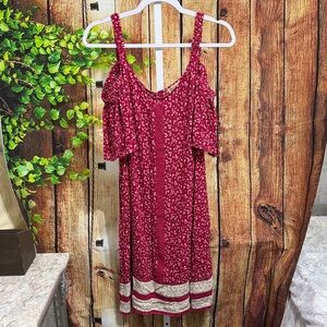 🚨(Must Bundle 3) Democracy Cold Shoulder Dress Size Large